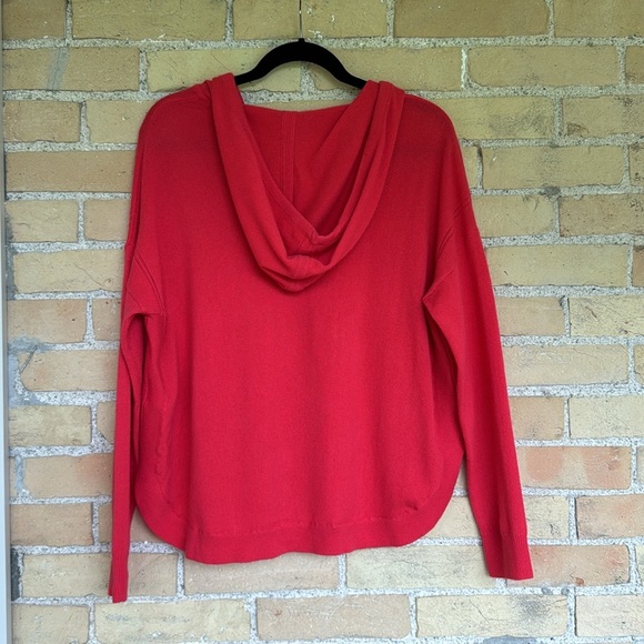 Banana Republic Cashmere Coral Hooded Sweater - Picture 4 of 4